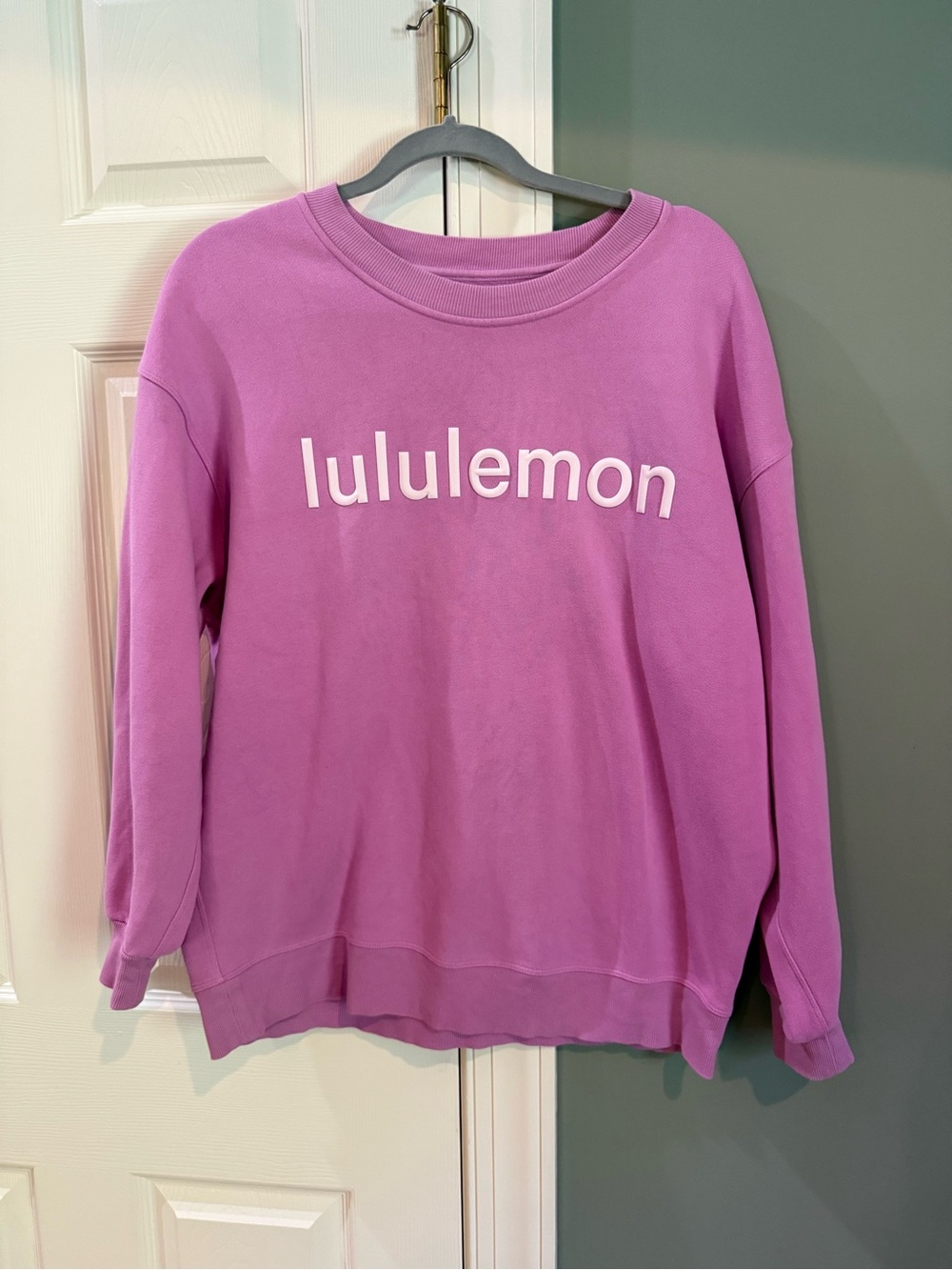 lululemon athletica Pink Crewneck Sweatshirt